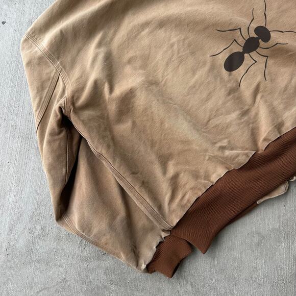 Vintage Y2K Carhartt J131 brown hooded active work wear jacket - Picture 7 of 8